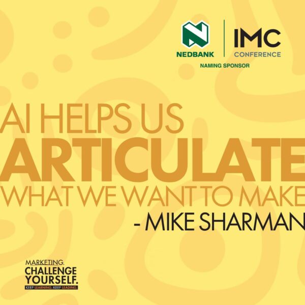 Are you not entertained? Mike chats AI with Bizcommunity at the IMC Conference