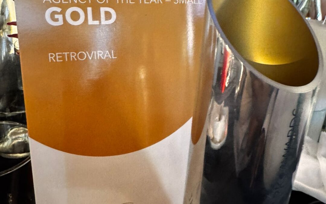 Small Agency of the Year for Retroviral at the inaugural Mark Awards